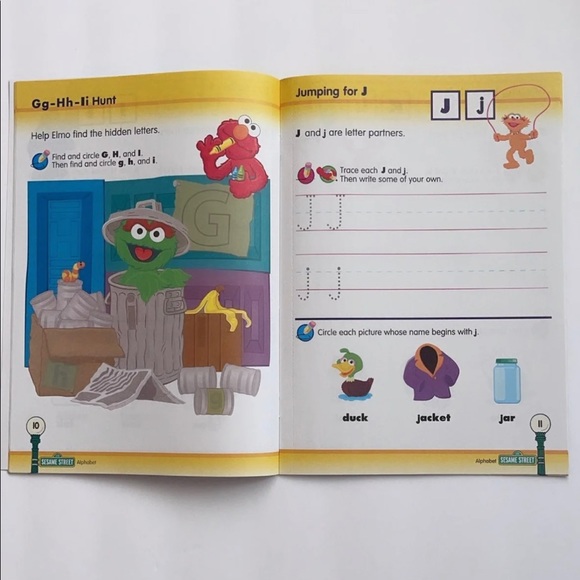 Sesame Street alphabet Bert & Ernie workbook - Picture 2 of 9